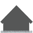 Garden shed icon 